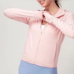 🆕 Yogalicious - Baby/Light Pink Full Zip Active Wear Jacket